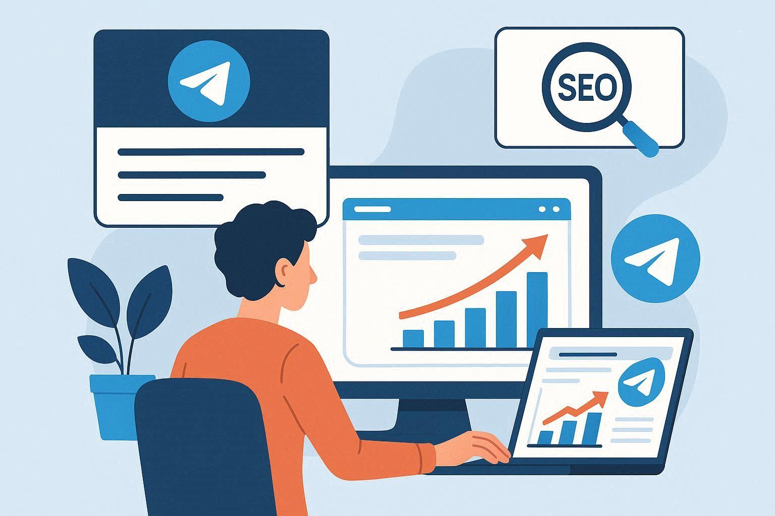 Продвижение сайтов в Телеграм: влияет ли это на SEO